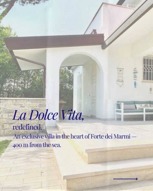 La Dolce Vita, in its most private form.In the center of Forte dei Marmi, moments from the sea yet hidden in perfect tranquility, this newly renovated villa embodies understated Italian elegance.Architecture, light, technology, and nature exist in flawless balance — designed for those who value discretion over display.A residence not simply to own, but to experience.Private inquiries only.#ForteDeiMarmi #LaDolceVita #ItalianLuxury#QuietLuxury #LuxuryVilla