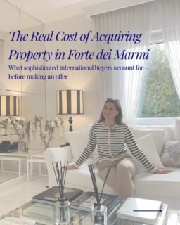 Buying property in Italy is not complex, but it is nuanced. 

The difference lies in understanding the structure behind the transaction.

#fortedeimarmi #buyingrealestateinitaly #italyrealestate #luxuryrealestate