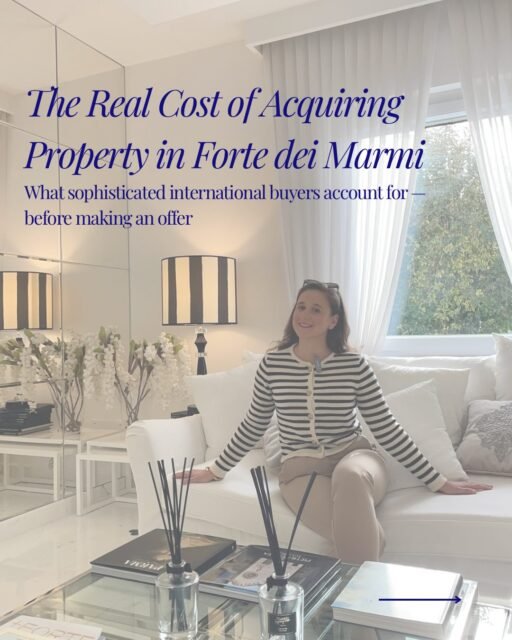 Buying property in Italy is not complex, but it is nuanced. The difference lies in understanding the structure behind the transaction.#fortedeimarmi #buyingrealestateinitaly #italyrealestate #luxuryrealestate
