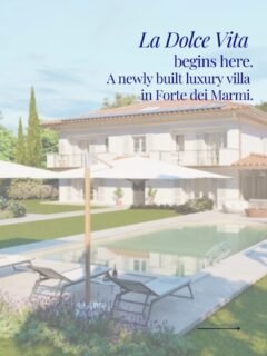 La Dolce Vita is not a dream. It’s an address.

A newly built luxury villa in Forte dei Marmi, designed for those who value space, privacy, and understated elegance.
730 sqm of refined interiors.
2,000 sqm of private garden.
A 100 sqm pool.
Ready in 2026.

Purchased directly from the developer, with 4% VAT—offering the rare advantage of a brand-new home, built to modern standards and never lived in.

This is not about excess.
It’s about how life feels… when everything is exactly as it should be.

If this resonates with you,
you already know the next step.

#fortedeimarmi #ladolcevita #quietluxury #luxuryrealestate #italianriviera