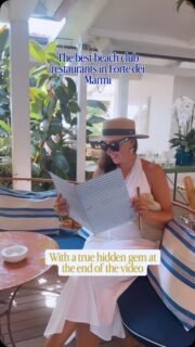 The best beach club restaurants in Forte dei Marmi 🌊✨
…and a hidden gem at the end that many visitors still don’t know about.

Forte dei Marmi is not only about beautiful beaches — it’s also about long lunches, fresh seafood, and those timeless places where locals and Italian families have been coming for generations.

✨ @gildafdm 
A relaxed yet sophisticated atmosphere. Don’t miss their tagliolini with summer truffles and shrimps, the gnocchi with tomato sauce and shrimps, and their famous zucchini flower & anchovies pizza. Leave some space for their desserts — they are worth it.

✨ @bagnocesare_fdm 
Understated, elegant, and perfect for a relaxed lunch break by the sea. Their spaghetti with arselle (clams) and bottarga is a must.

✨ @bagnoangelo_fortedeimarmi 
A true Forte dei Marmi institution, loved by generations of Italian families who return here every summer.

✨ @maitoforte 
Elegant, international, and unmistakably Forte dei Marmi. A place where the atmosphere is as important as the cuisine.

✨ @pescebaracca — the hidden gem 🐟
Not a beach club, but a small, easy-going restaurant with fair prices and incredible fresh fish all year round. The quality and selection of seafood are truly impressive.

These are some of the places that make Forte dei Marmi special beyond the beach itself.

Save this for your next visit to Forte dei Marmi 🇮🇹

#ForteDeiMarmi #Versilia #TuscanyItaly #ItalianSummer #LuxuryTravelItaly ItalyTravel