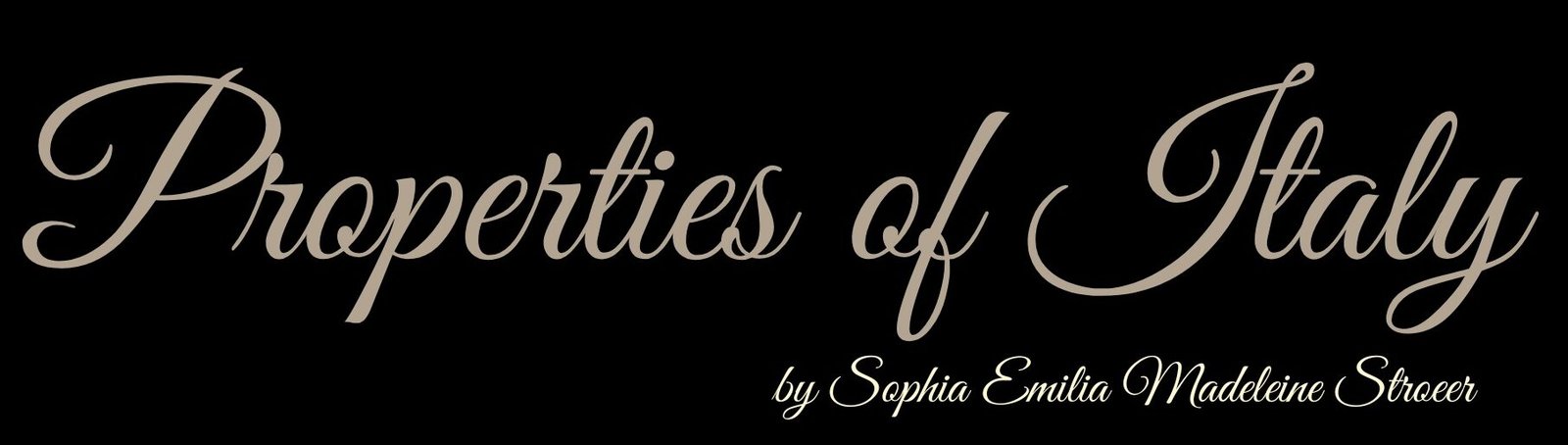 Properties of Italy